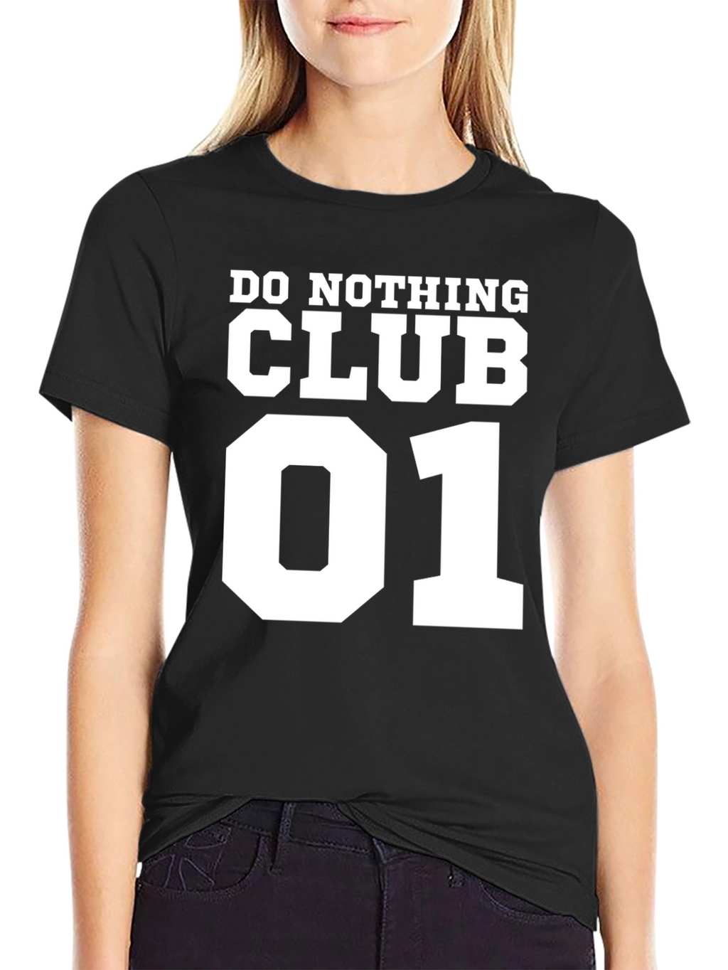 Do Nothing Club 01 Black T-Shirt
