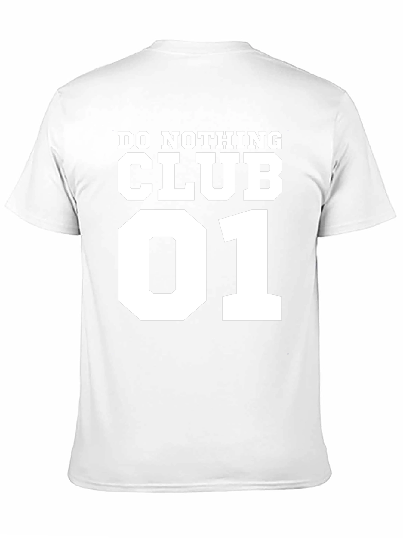 Do Nothing Club 01 Black T-Shirt
