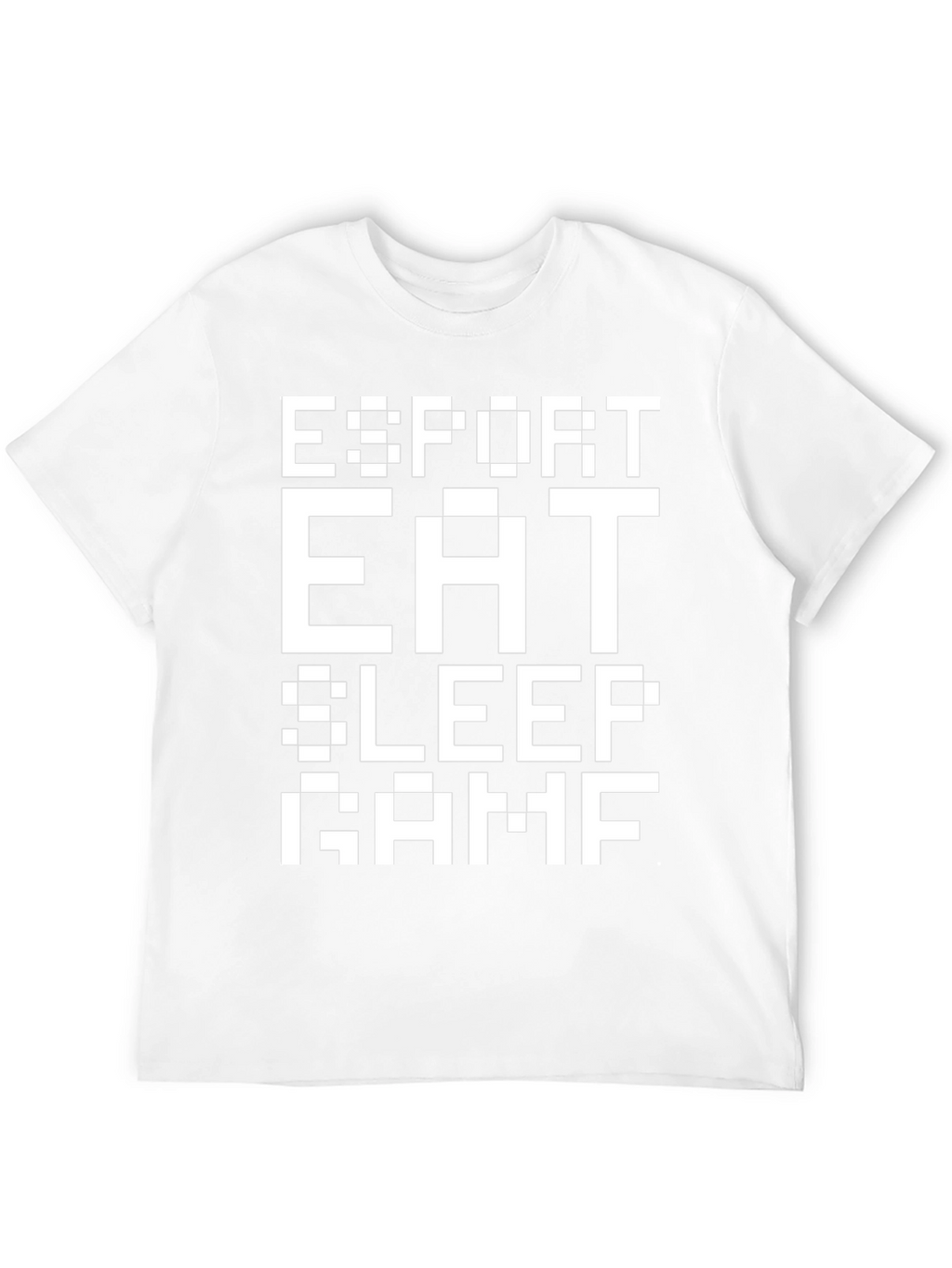 Esport Eat Sleep Game Pixel T-Shirt