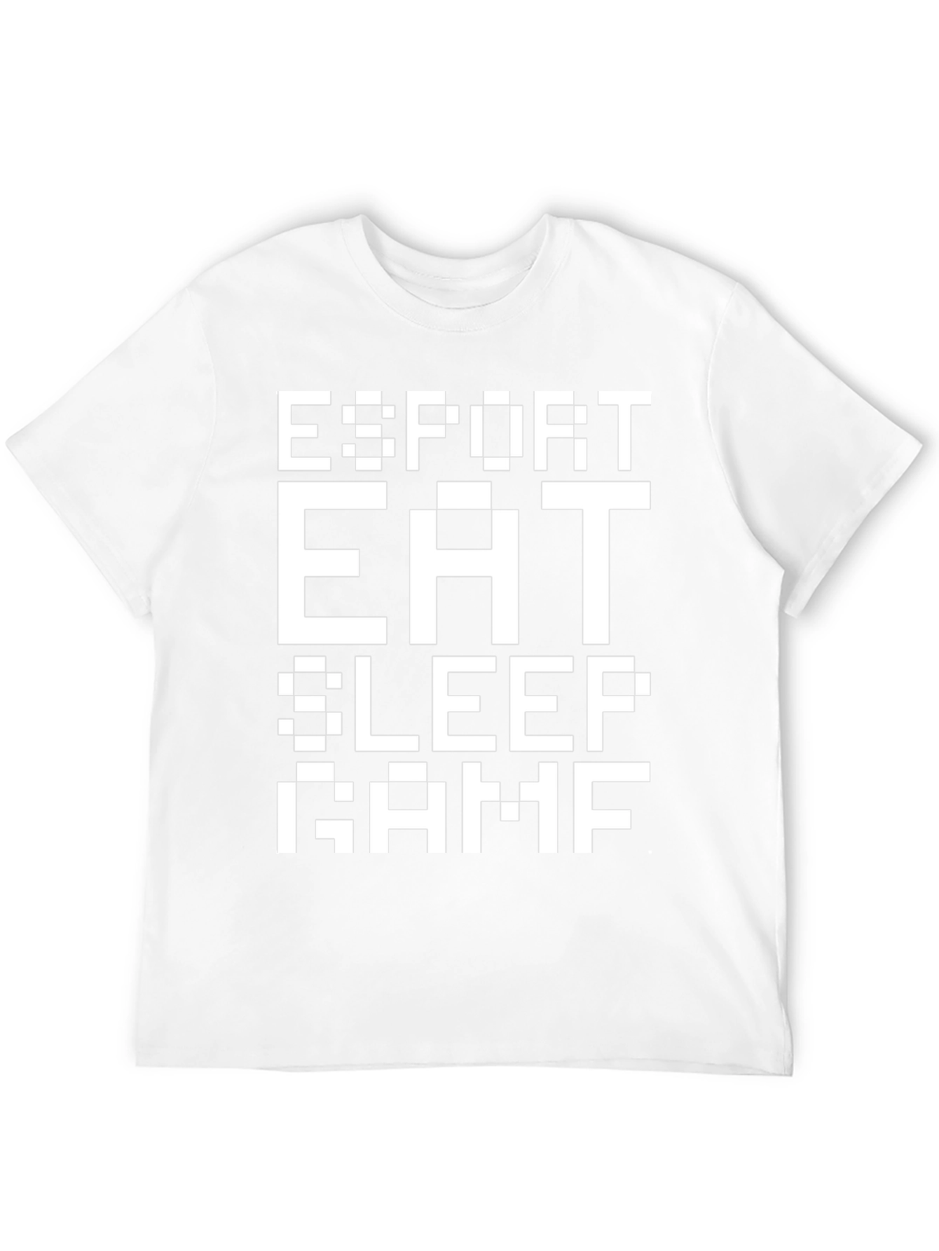 Esport Eat Sleep Game Pixel T-Shirt