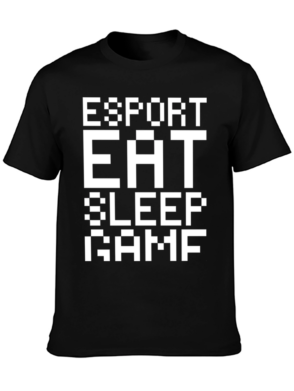 Esport Eat Sleep Game Pixel T-Shirt