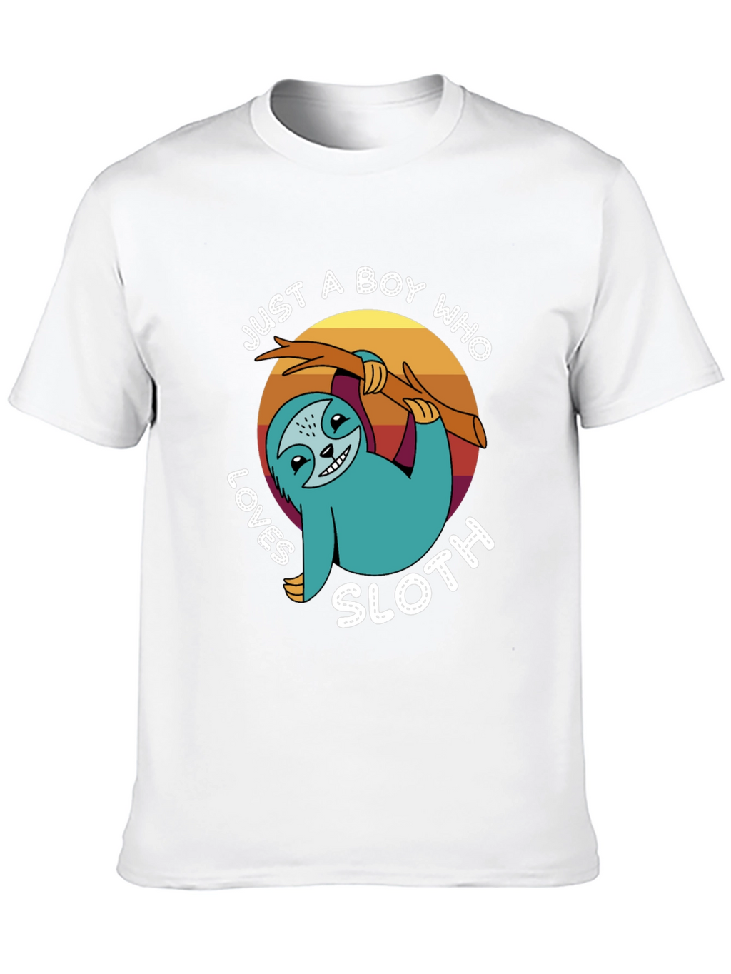 Just a Boy Who Loves Sloth T-Shirt