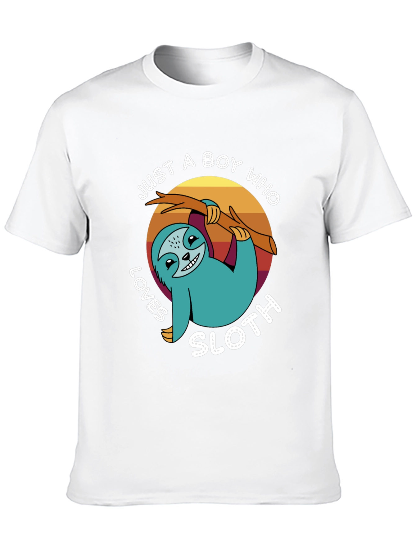 Just a Boy Who Loves Sloth T-Shirt