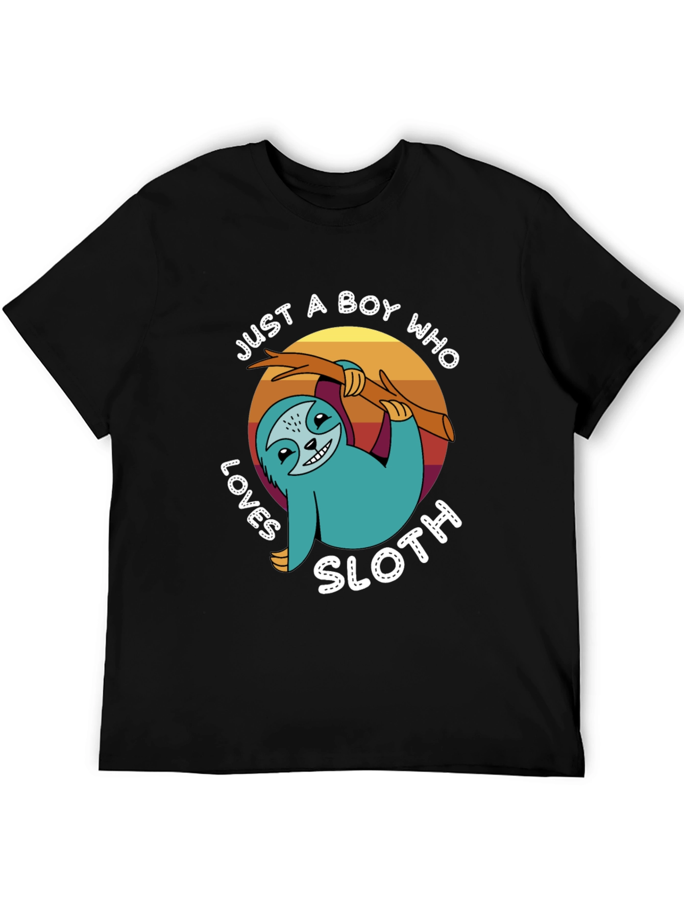 Just a Boy Who Loves Sloth T-Shirt