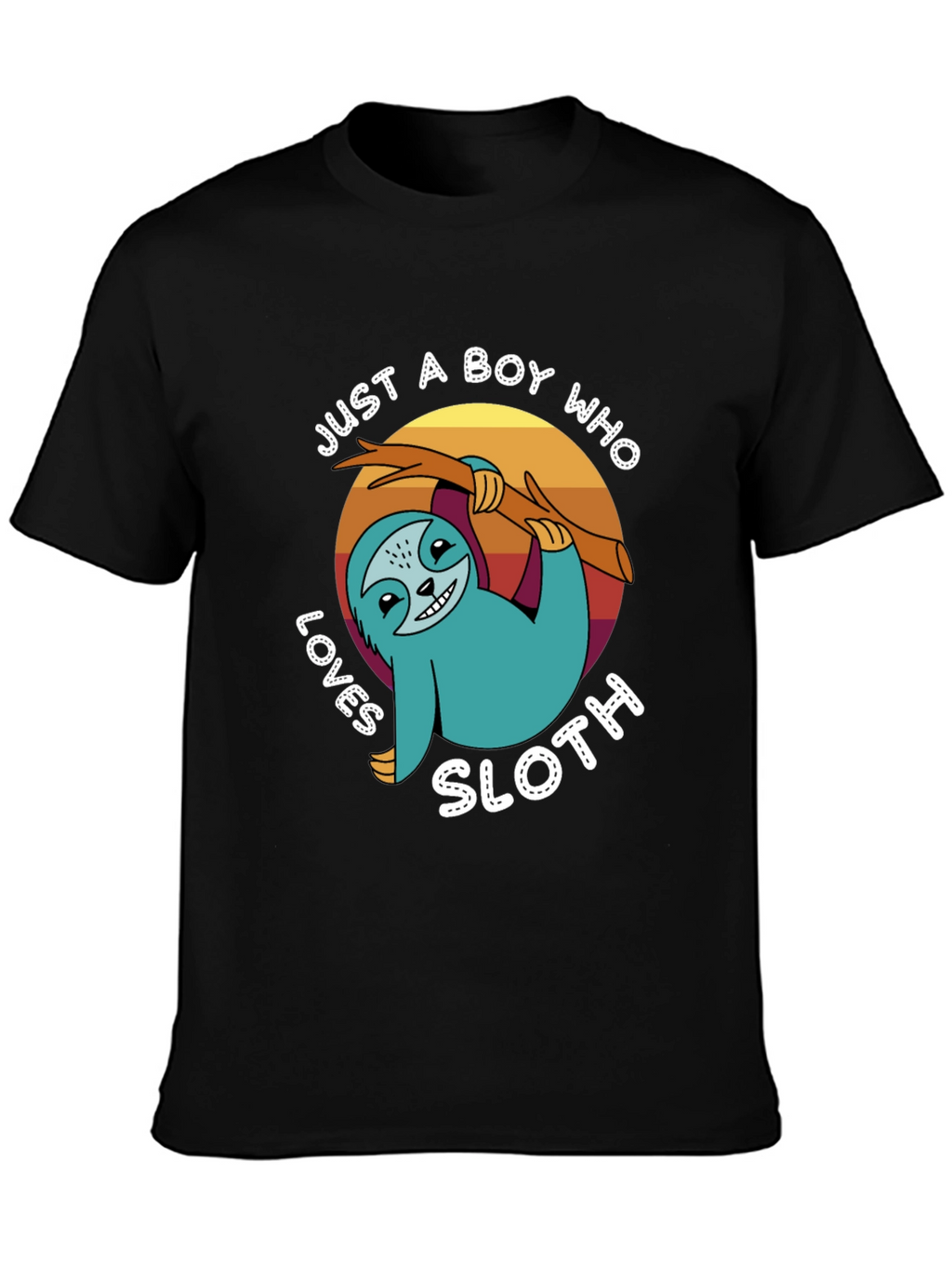 Just a Boy Who Loves Sloth T-Shirt