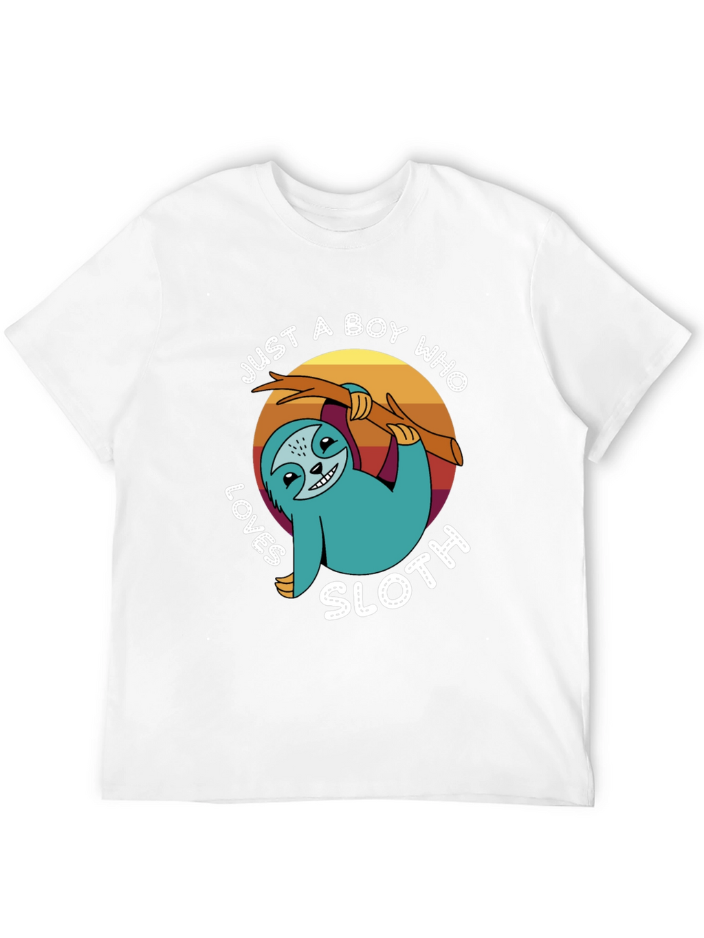 Just a Boy Who Loves Sloth T-Shirt