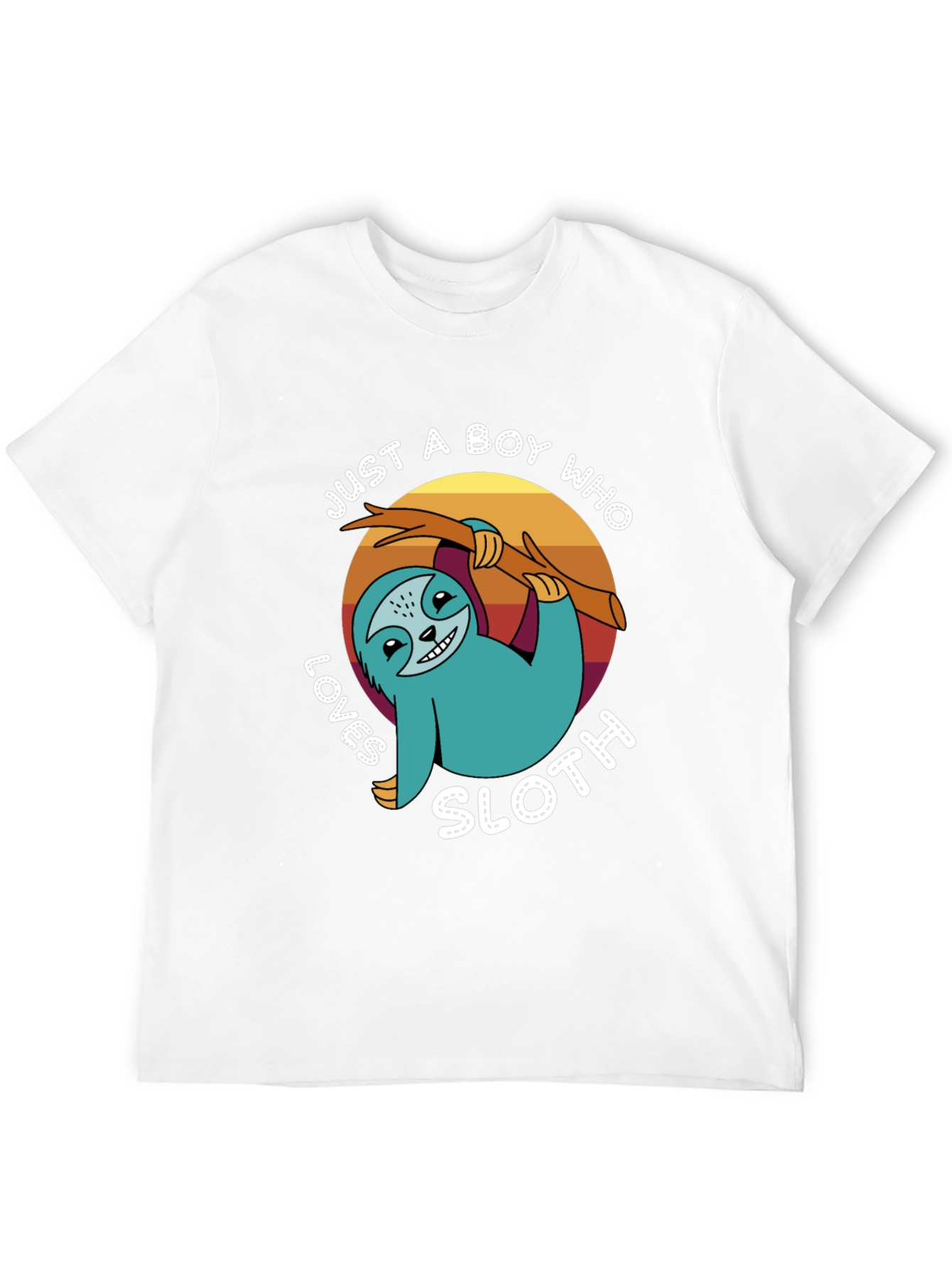 Just a Boy Who Loves Sloth T-Shirt