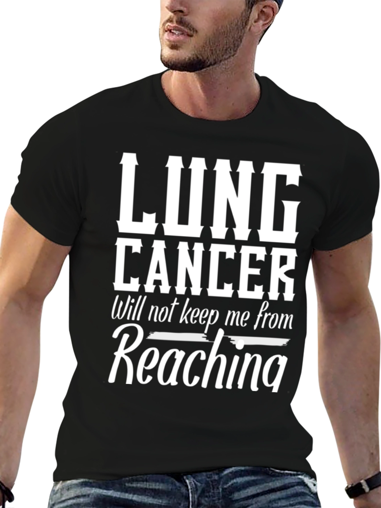 Lung Cancer Awareness T-Shirt - Reaching