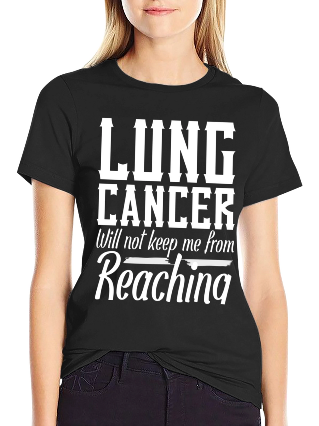 Lung Cancer Awareness T-Shirt - Reaching