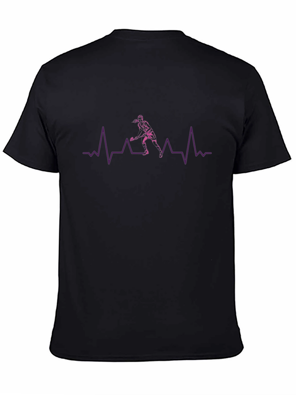 Hockey Heartbeat Graphic Tee - Sport Fan Shirt