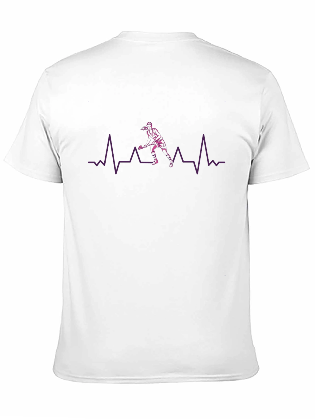 Hockey Heartbeat Graphic Tee - Sport Fan Shirt
