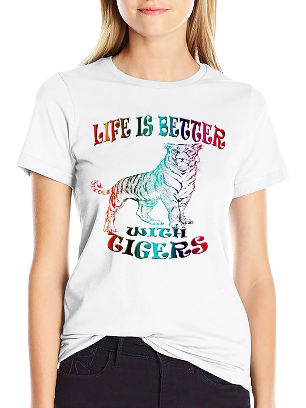 Life Is Better With Tigers Graphic T-Shirt