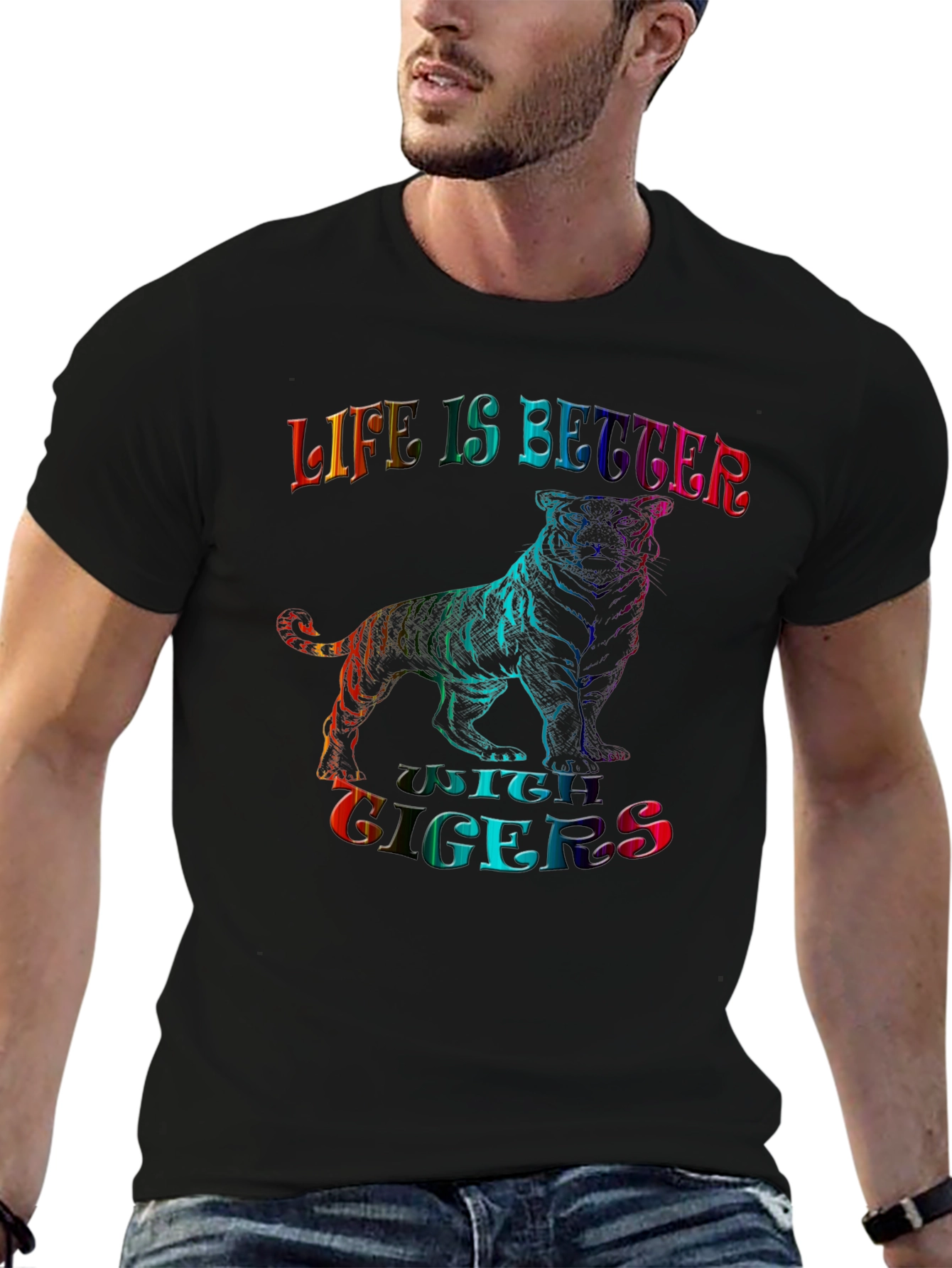 Life Is Better With Tigers Graphic T-Shirt