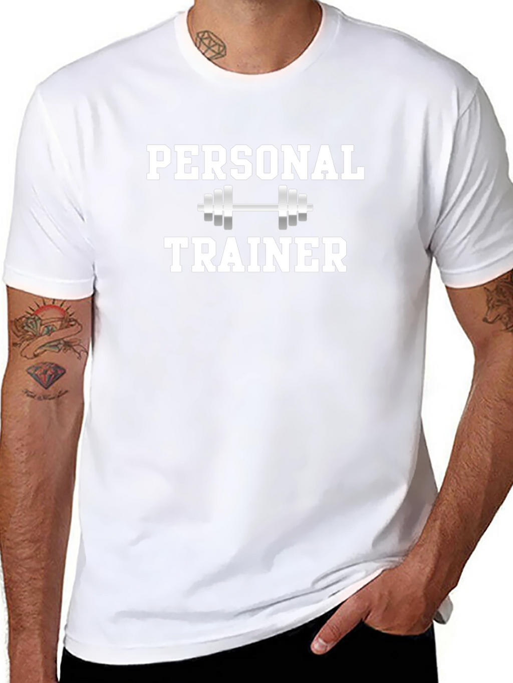 Personal Trainer Black Graphic T-Shirt