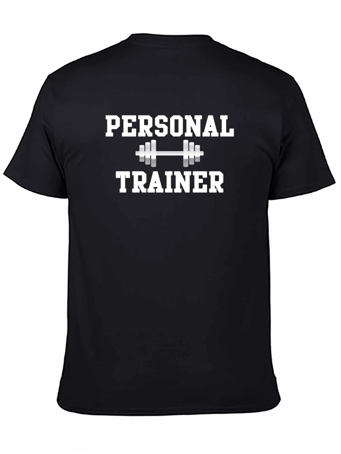 Personal Trainer Black Graphic T-Shirt