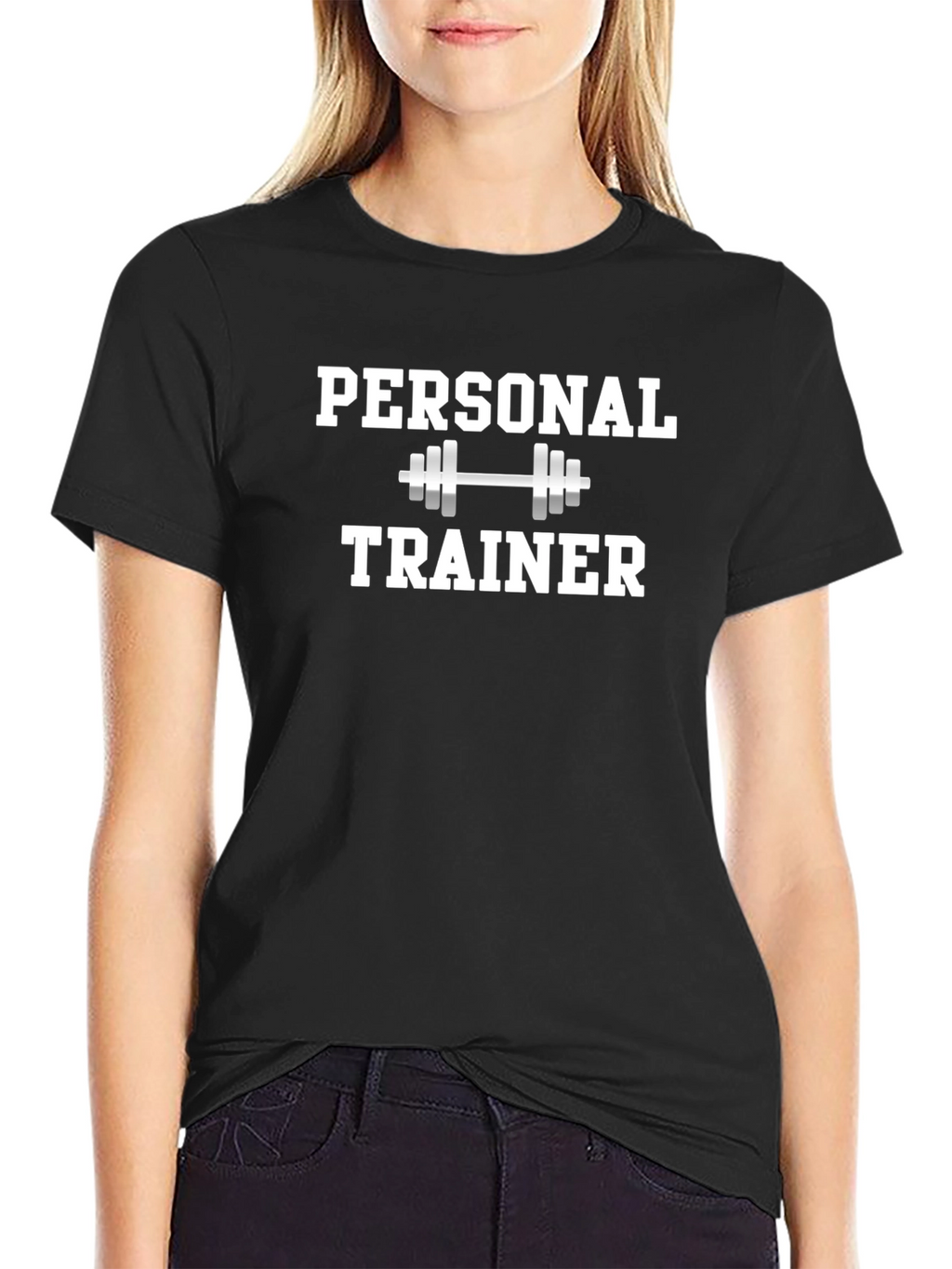 Personal Trainer Black Graphic T-Shirt
