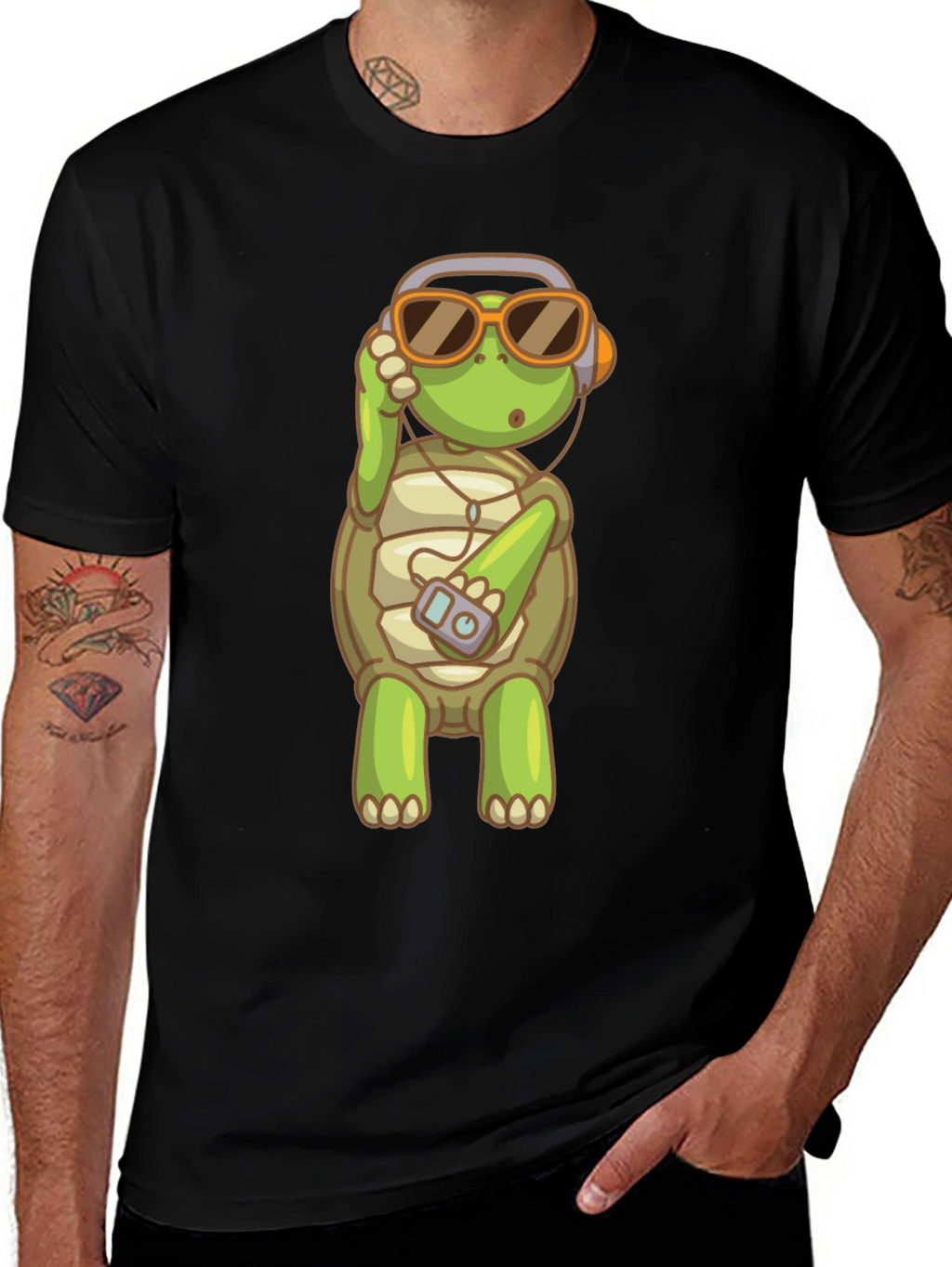 Turtle DJ Graphic T-Shirt