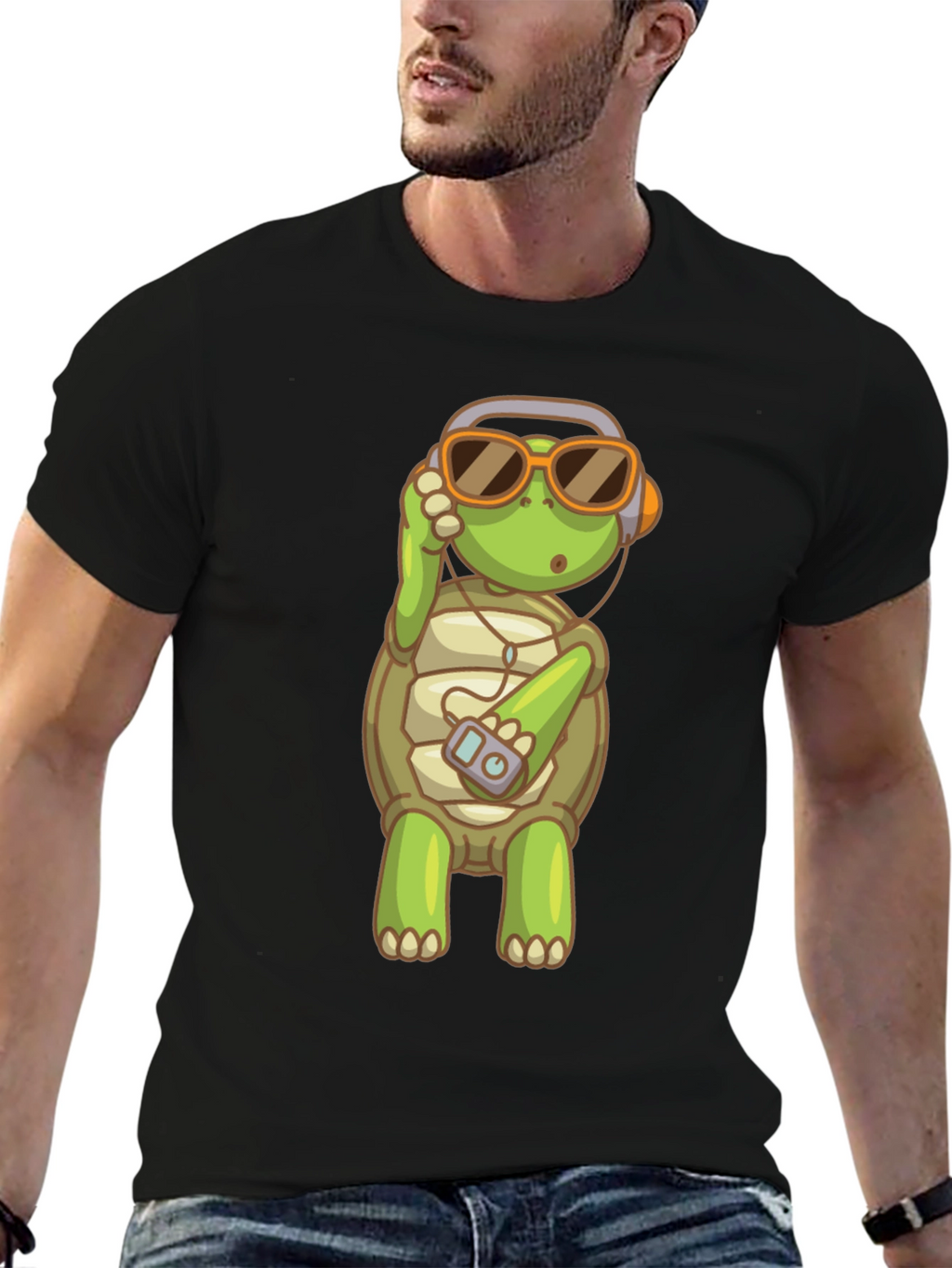 Turtle DJ Graphic T-Shirt