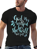 God is Within Her T-Shirt - Christian Apparel