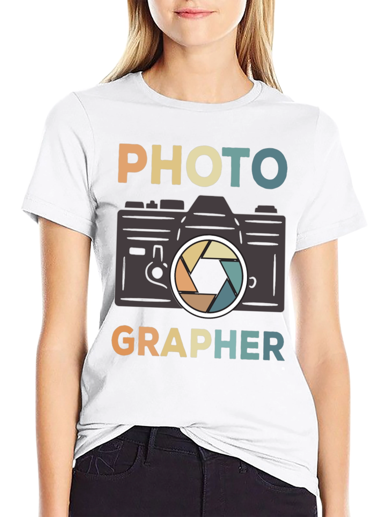 Photographer Retro Camera Graphic T-Shirt