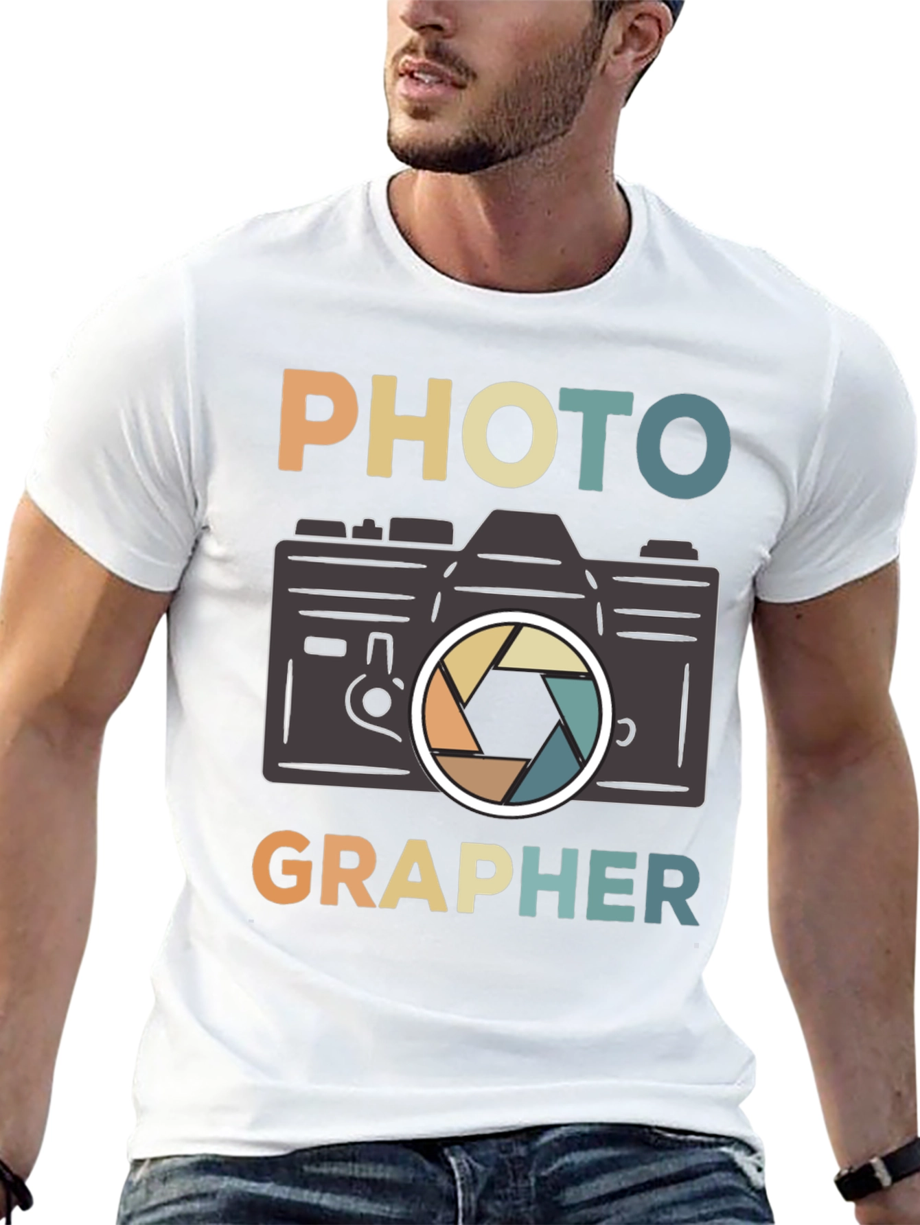 Photographer Retro Camera Graphic T-Shirt