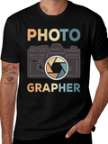 Photographer Retro Camera Graphic T-Shirt