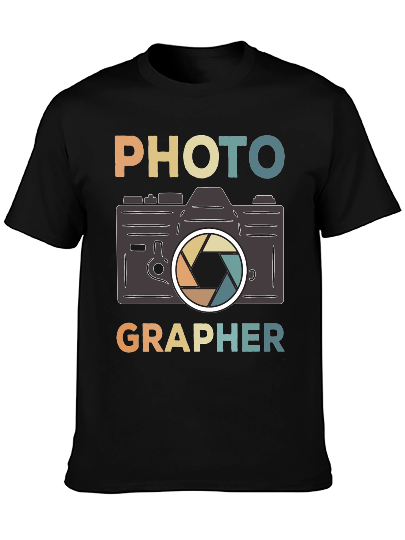 Photographer Retro Camera Graphic T-Shirt