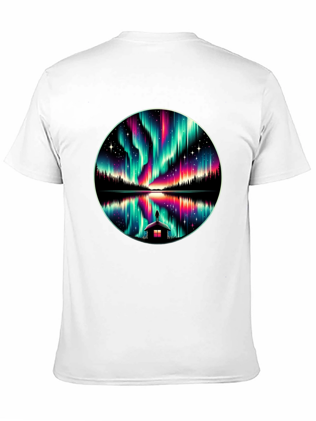 Aurora Borealis Reflection T-Shirt