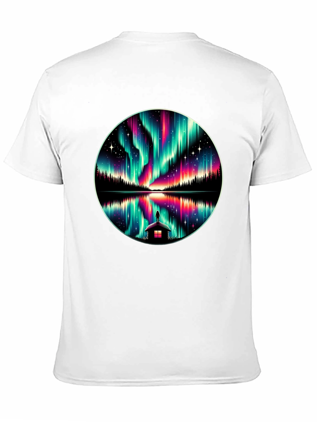 Aurora Borealis Reflection T-Shirt