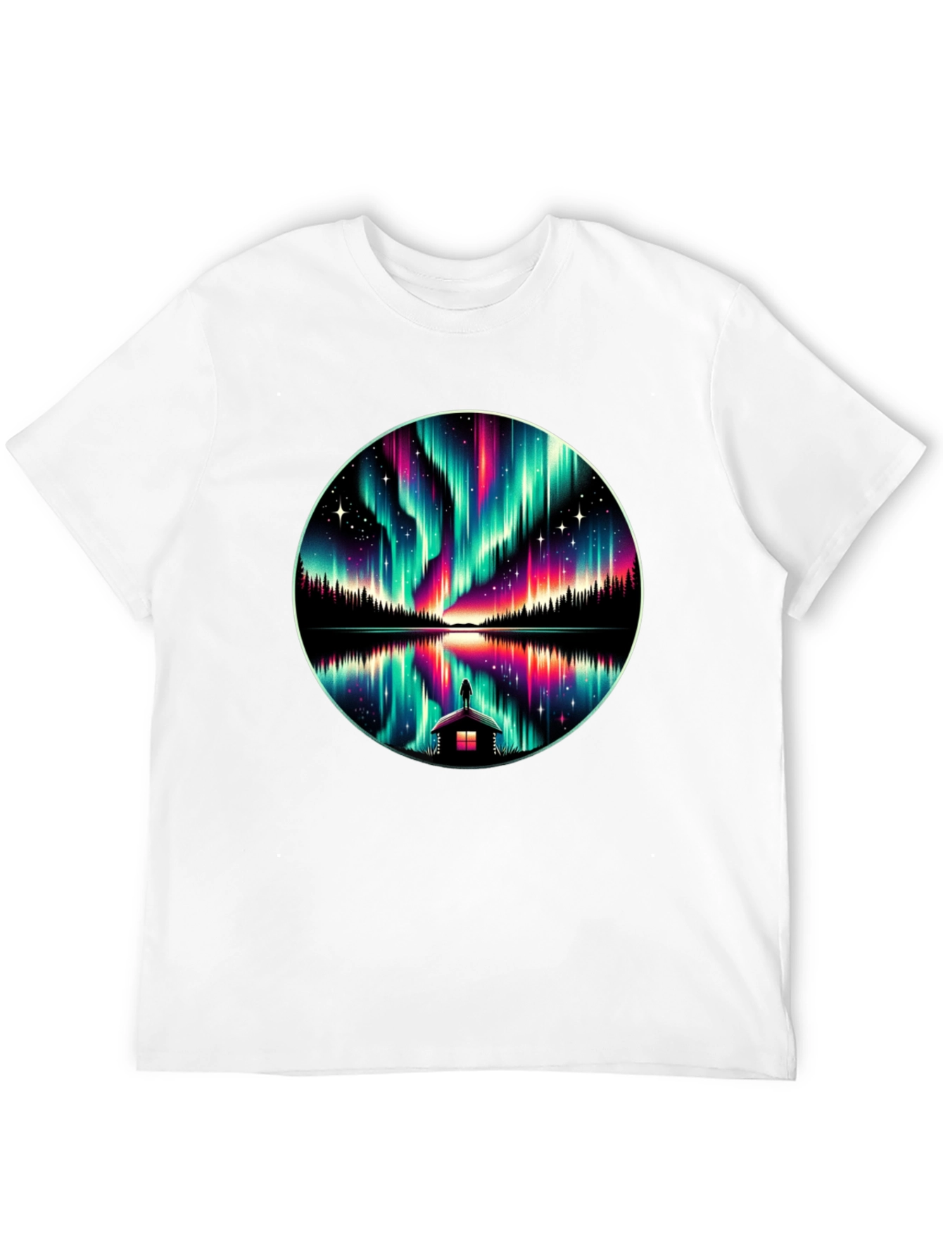Aurora Borealis Reflection T-Shirt