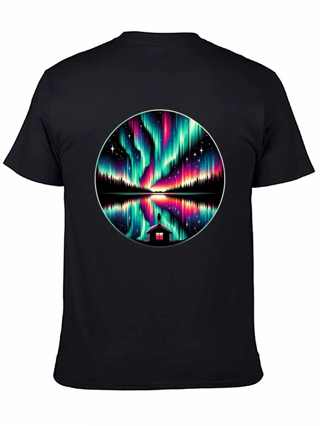 Aurora Borealis Reflection T-Shirt