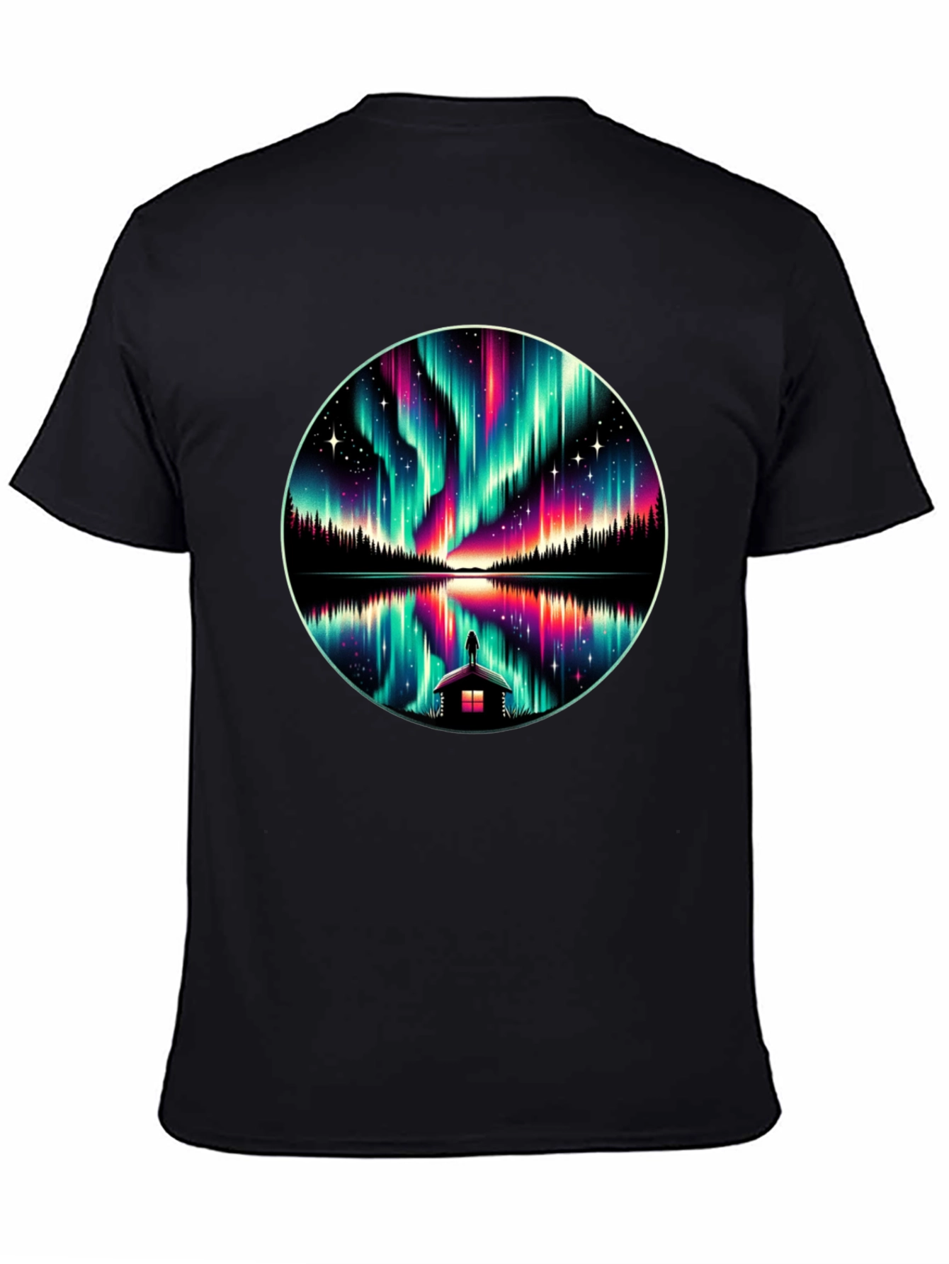 Aurora Borealis Reflection T-Shirt
