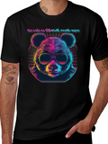 Retro Panda Bear T-Shirt - Anger Funny Tee