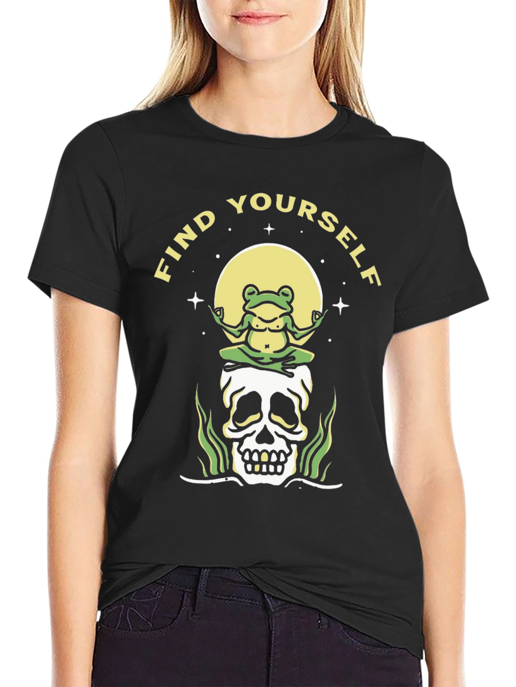 Find Yourself Frog Skull T-Shirt