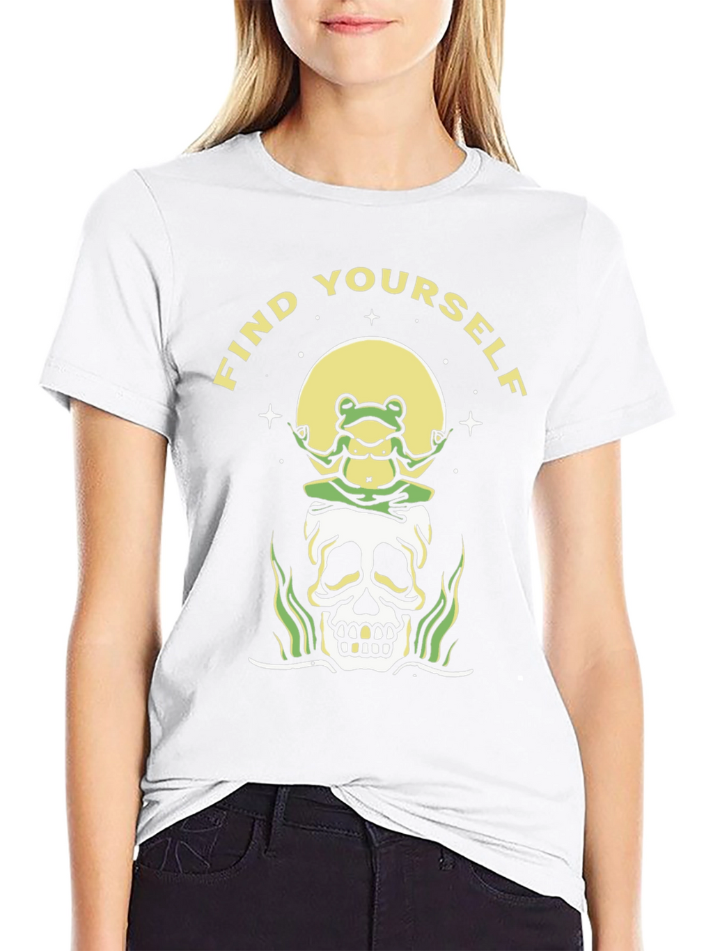 Find Yourself Frog Skull T-Shirt