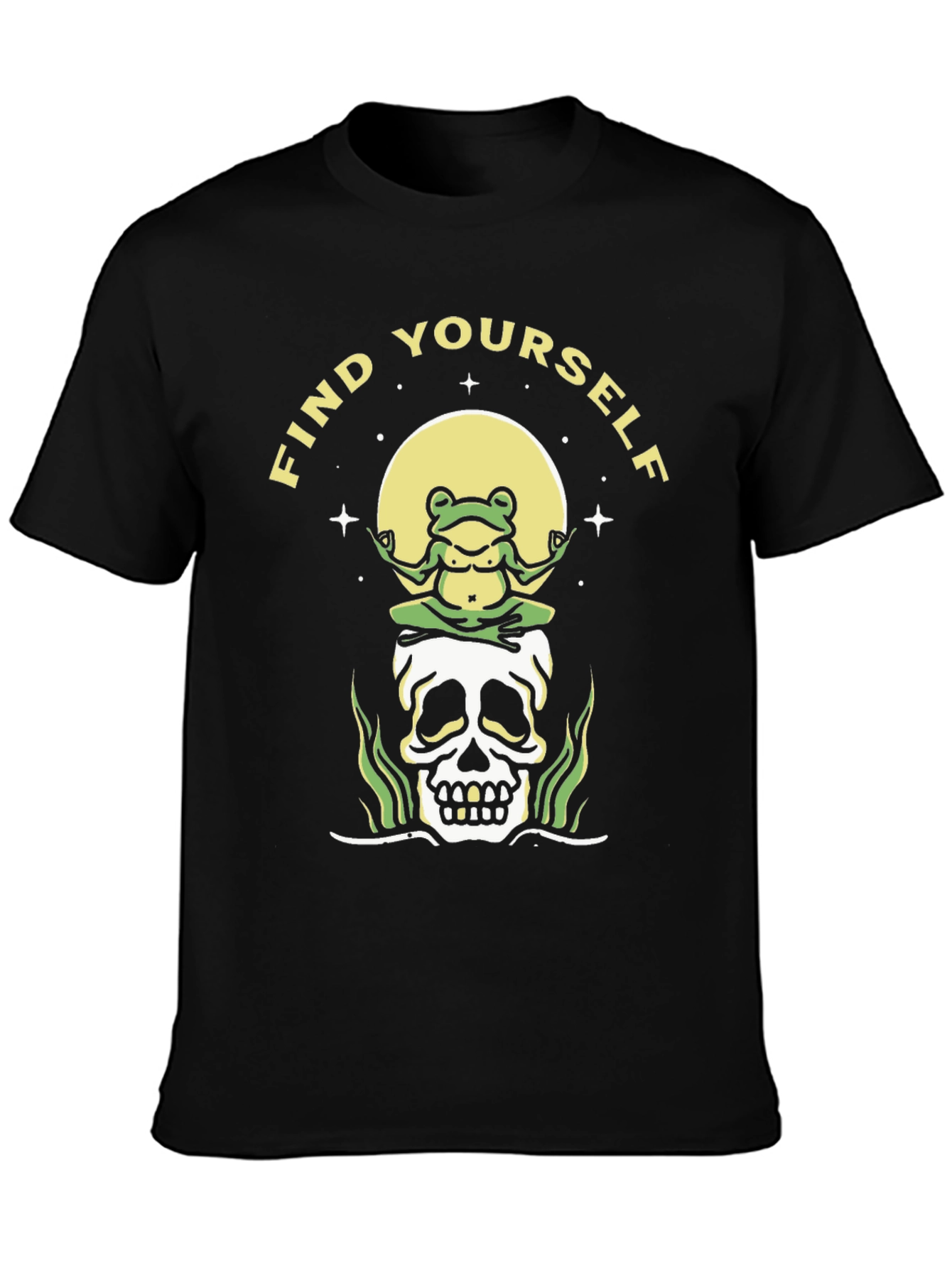 Find Yourself Frog Skull T-Shirt