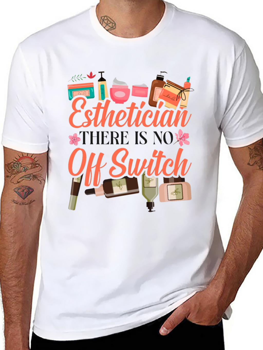 Esthetician T-Shirt: No Off Switch Beauty Pro Tee