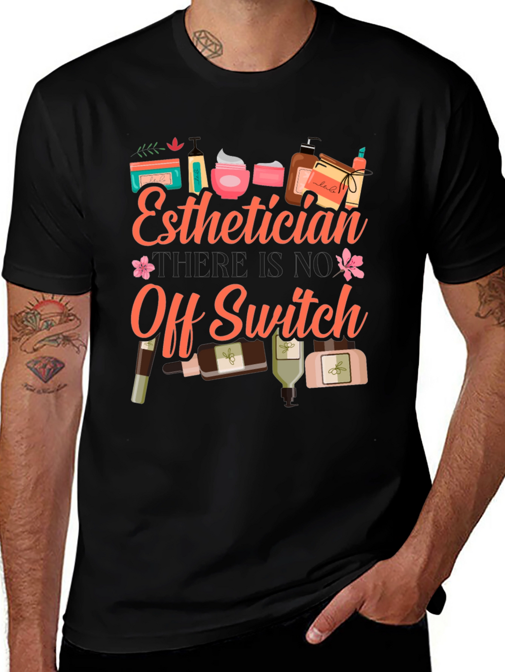 Esthetician T-Shirt: No Off Switch Beauty Pro Tee