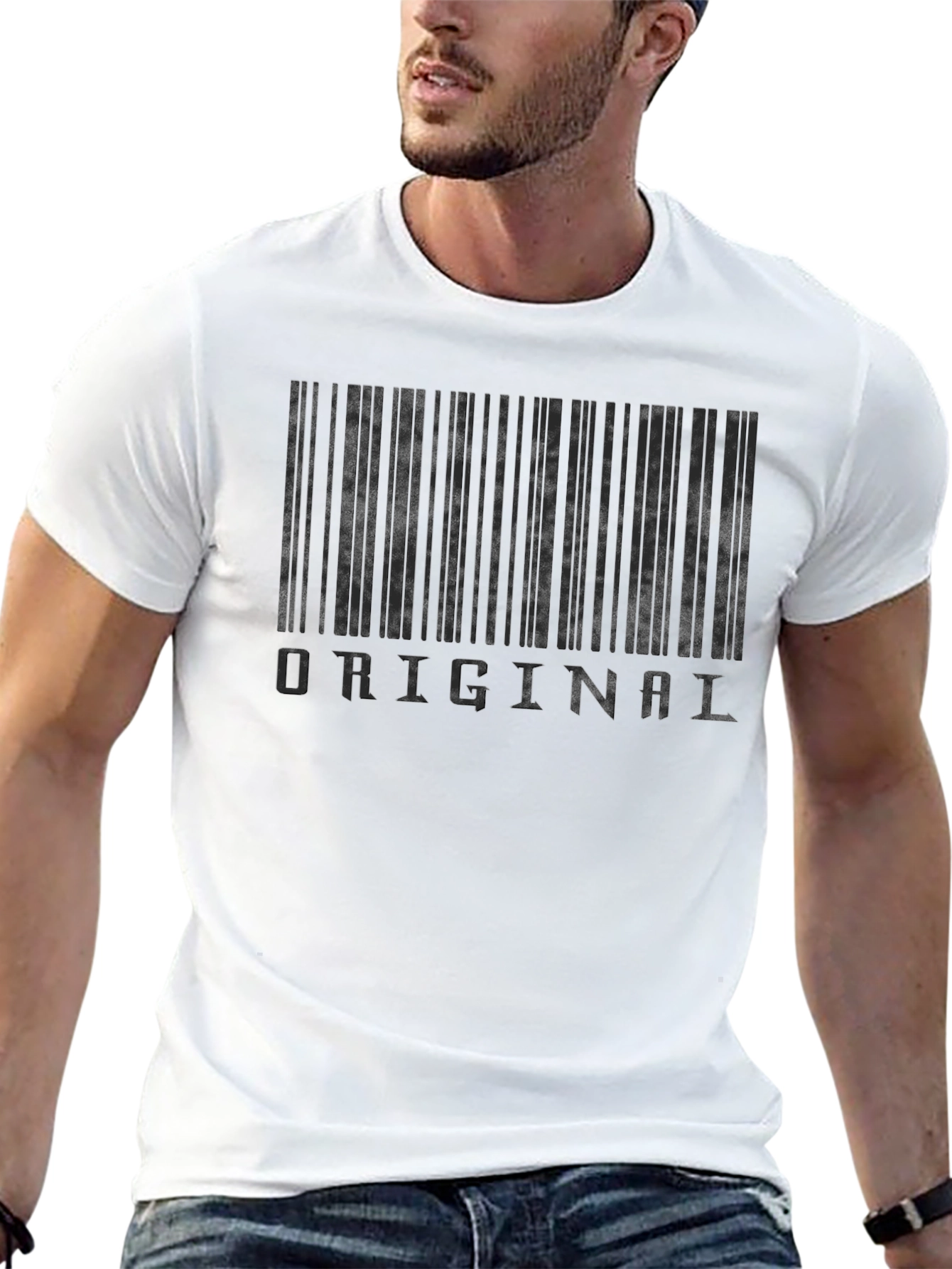 Original Barcode Graphic T-Shirt