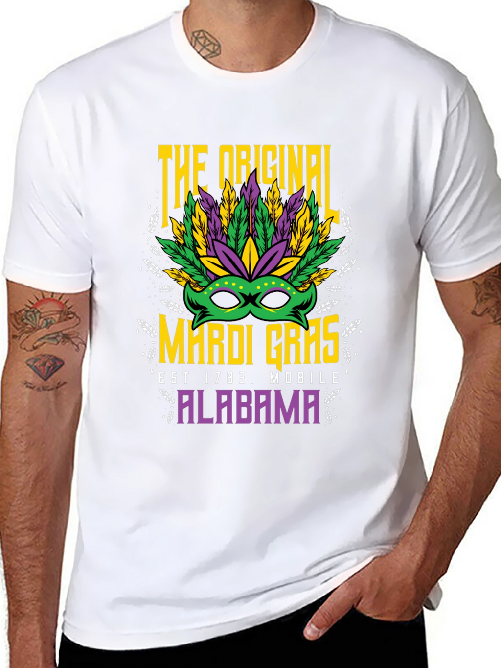 Mardi Gras Tee - Original Mobile Alabama T-Shirt