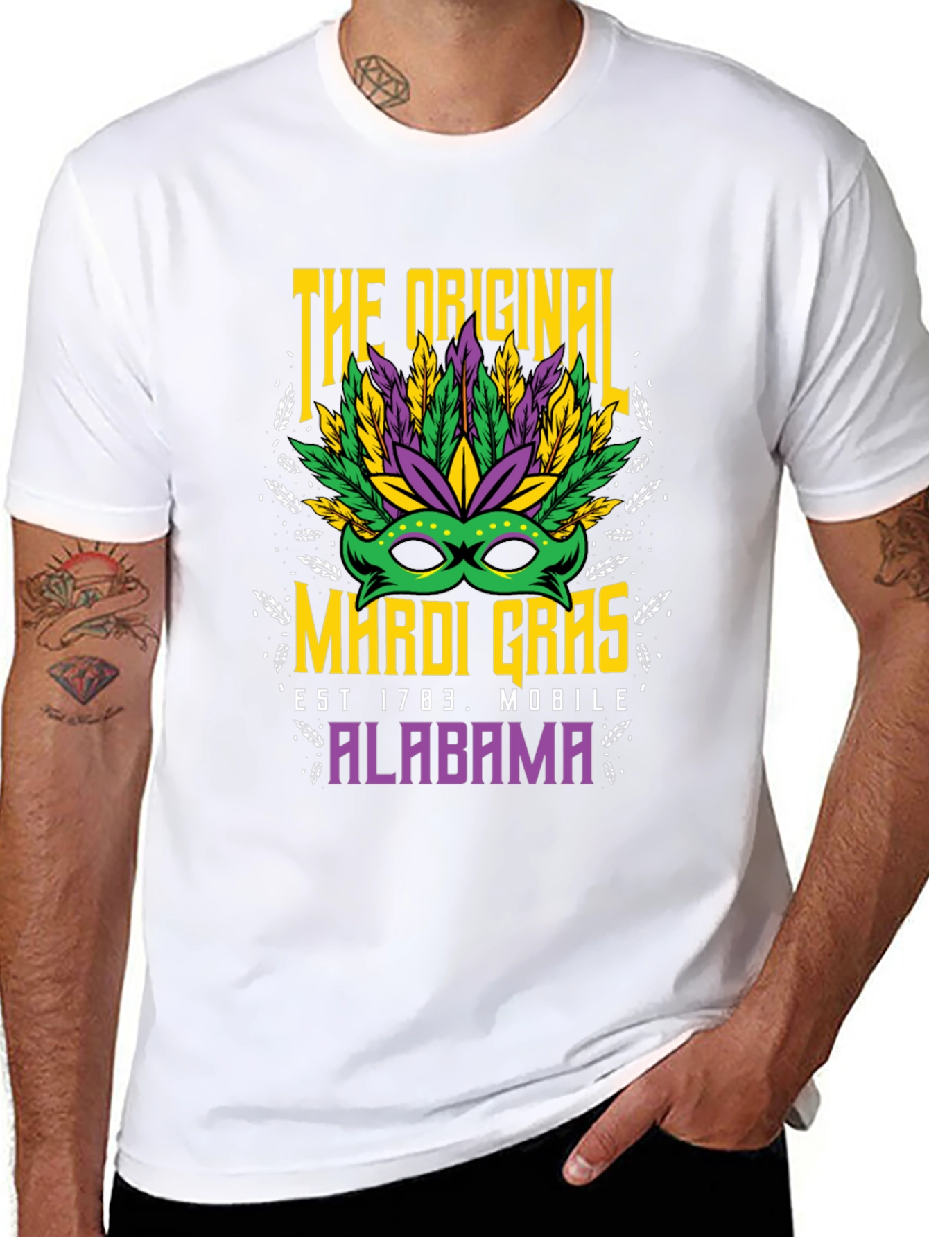 Mardi Gras Tee - Original Mobile Alabama T-Shirt