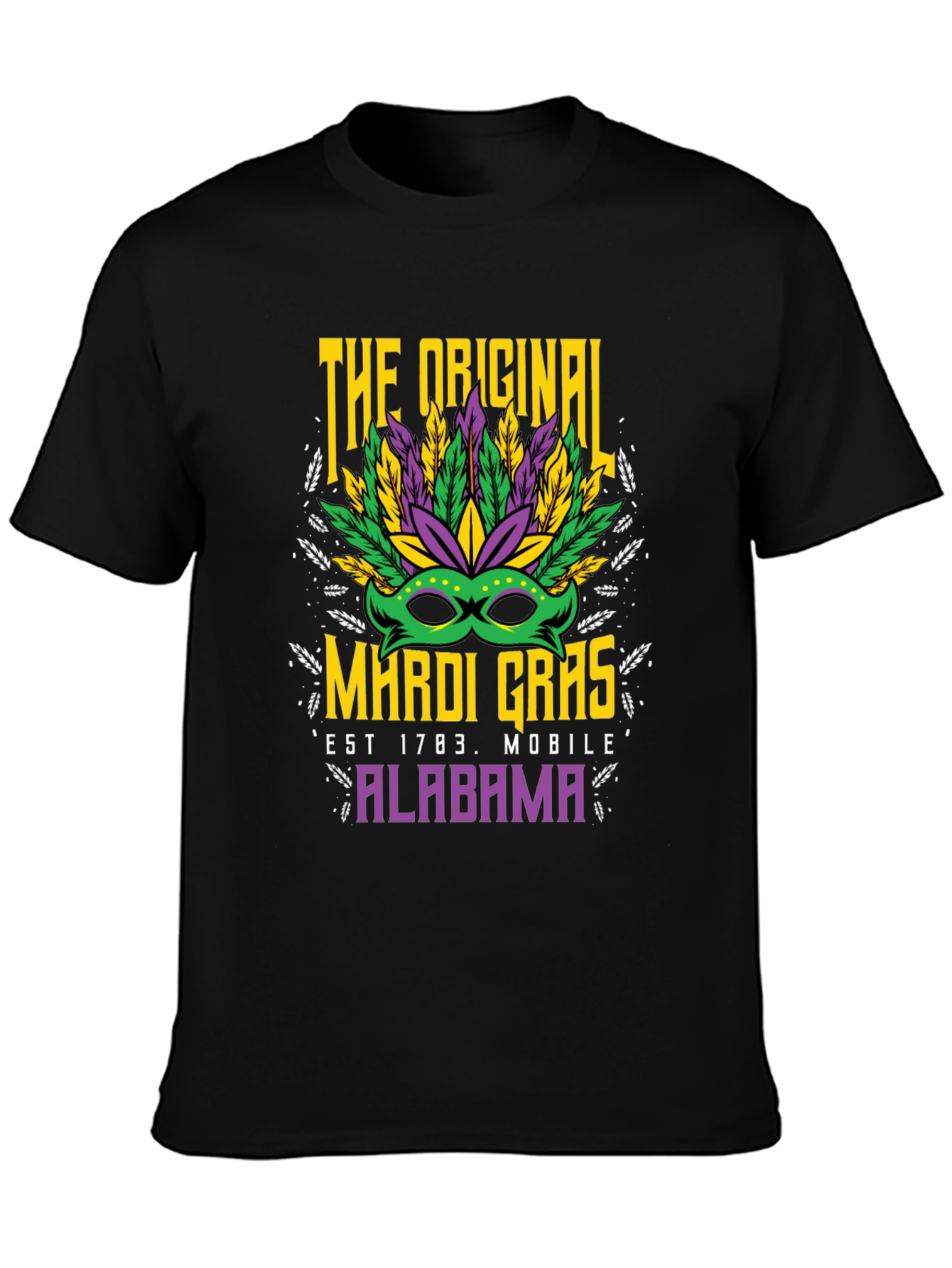 Mardi Gras Tee - Original Mobile Alabama T-Shirt