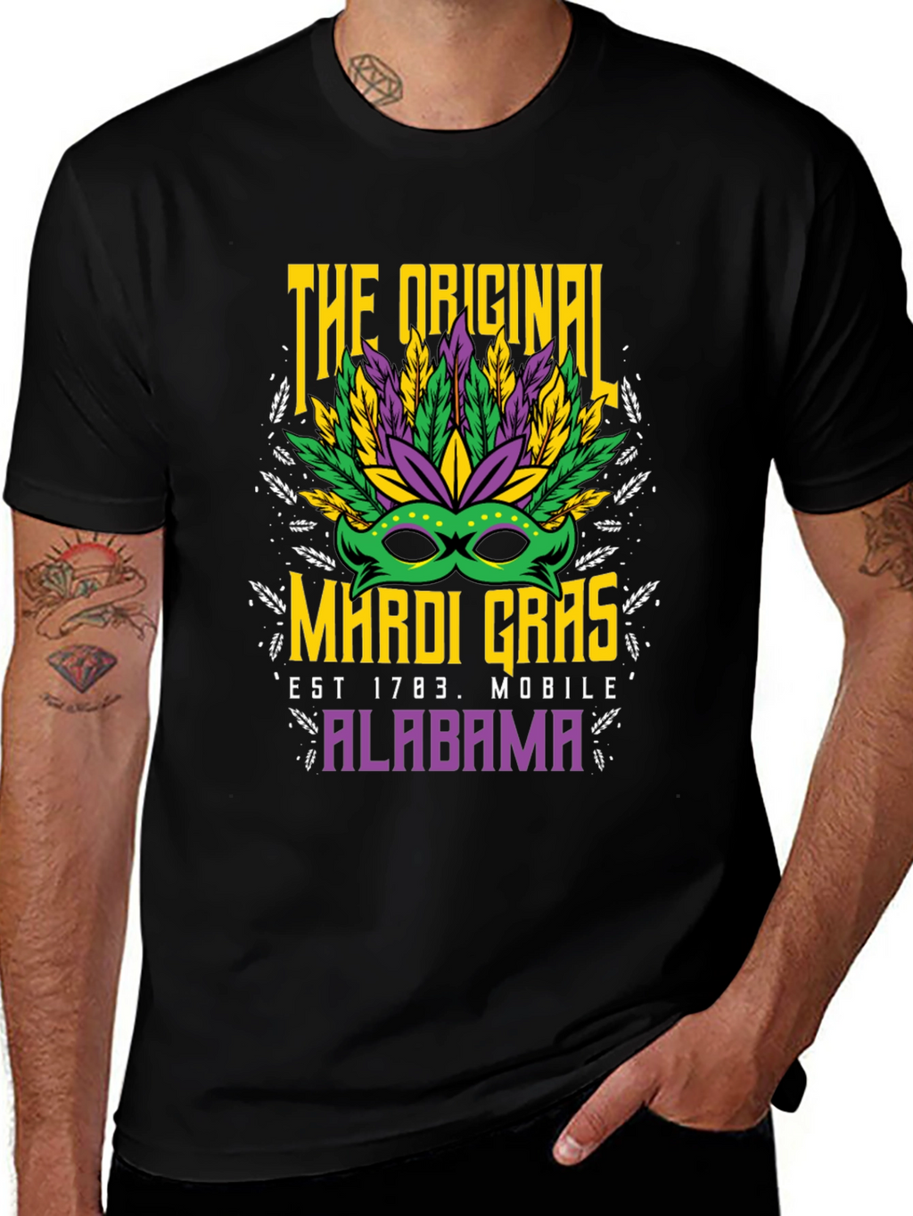 Mardi Gras Tee - Original Mobile Alabama T-Shirt