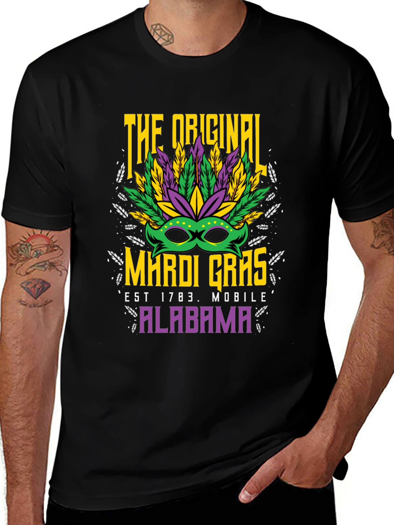 Mardi Gras Tee - Original Mobile Alabama T-Shirt