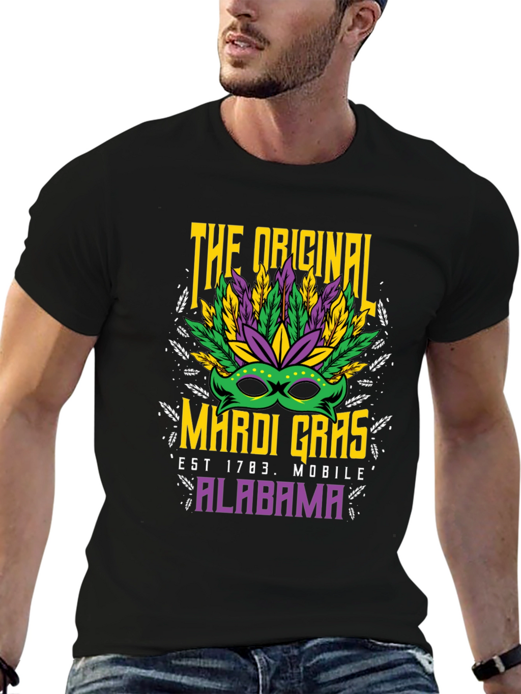 Mardi Gras Tee - Original Mobile Alabama T-Shirt