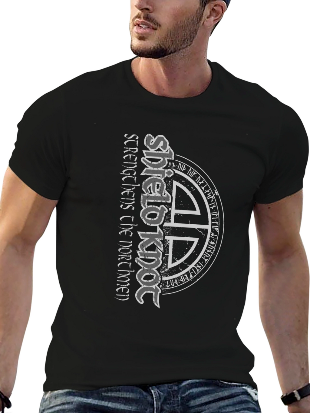 Strengthens the Northmen Black T-Shirt