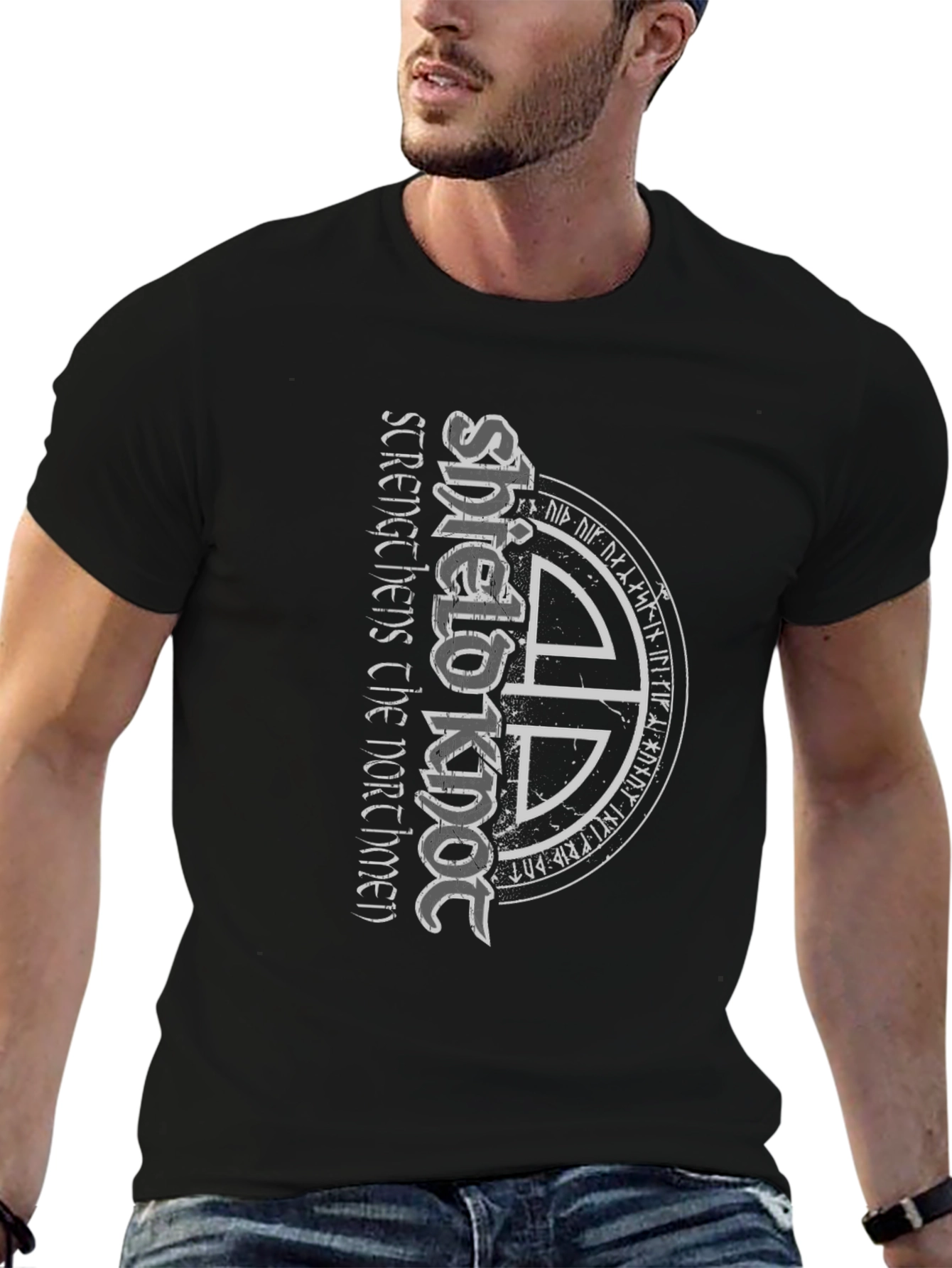 Strengthens the Northmen Black T-Shirt