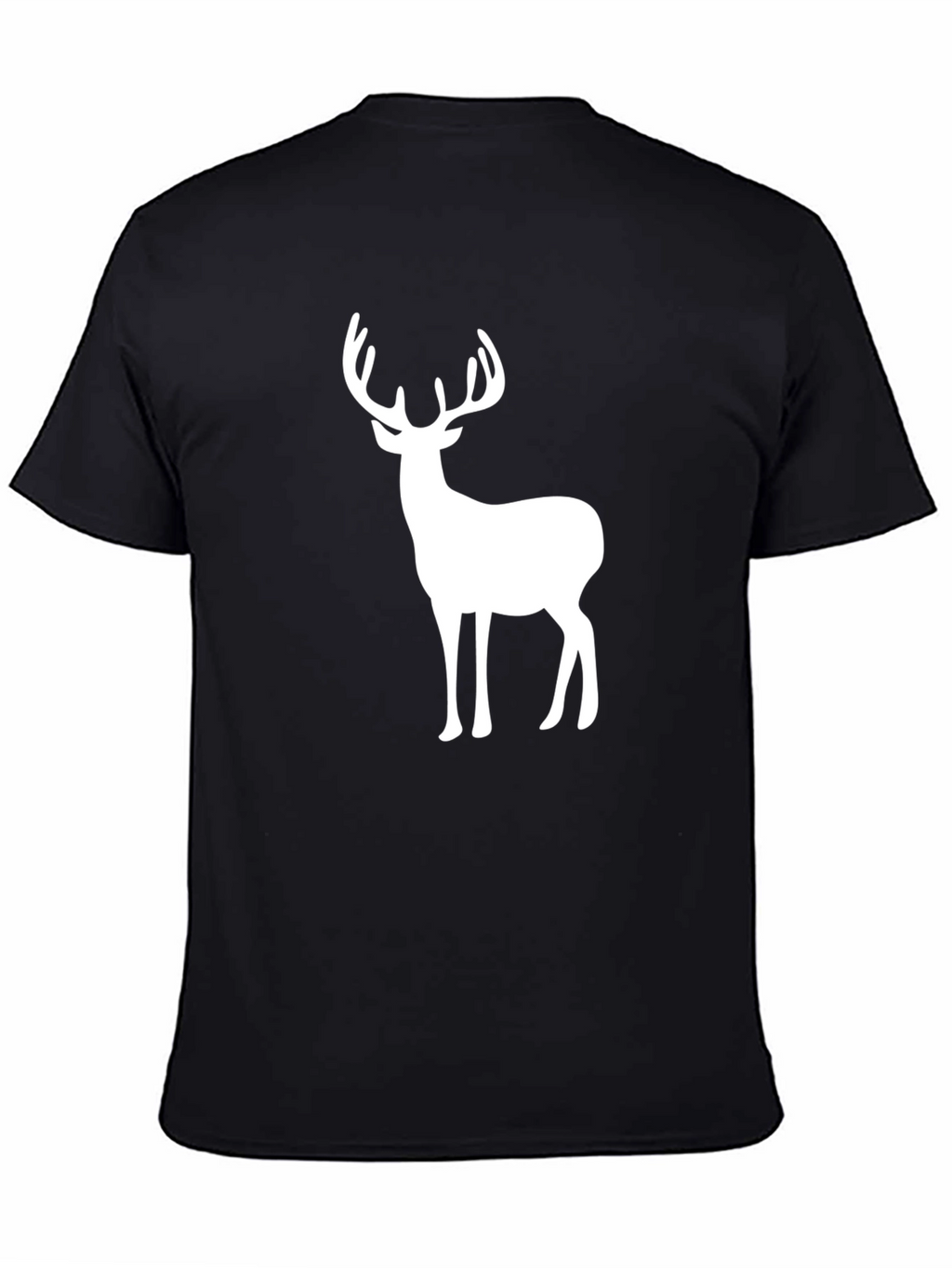 Deer Graphic Tee - Mens Black T-Shirt