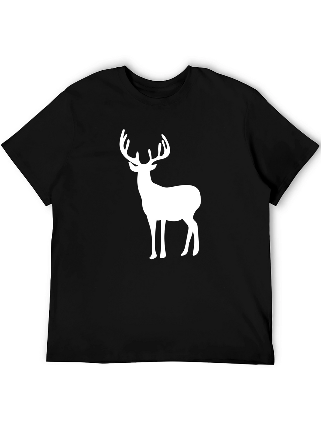 Deer Graphic Tee - Mens Black T-Shirt