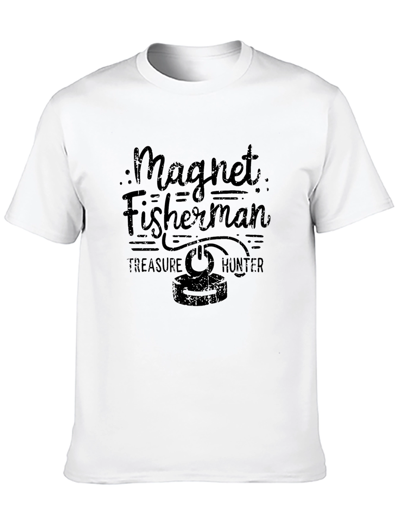 Magnet Fisherman Treasure Hunter T-Shirt